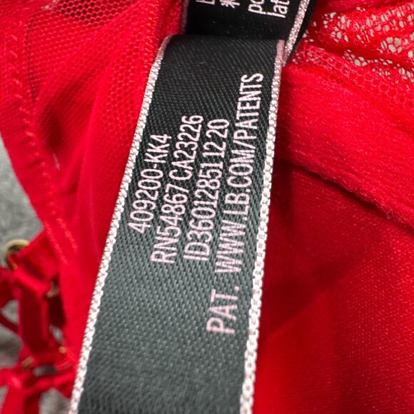 Victoria’s Secret Bombshell Plunge Push Up Bra Red Lace 34C - Picture 6 of 10